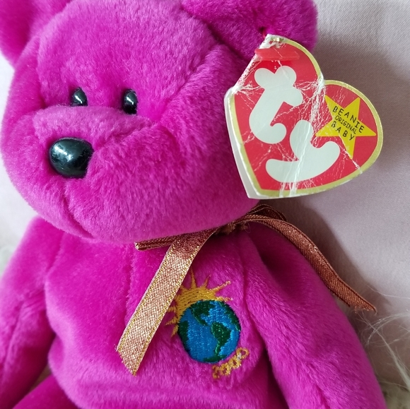 Rare Millennium 2000 Ty Bear! 🐻 💜 Beanie Baby - Picture 2 of 5